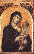 Duccio di Buoninsegna Madonna and Child with Six Angels dfg oil on canvas